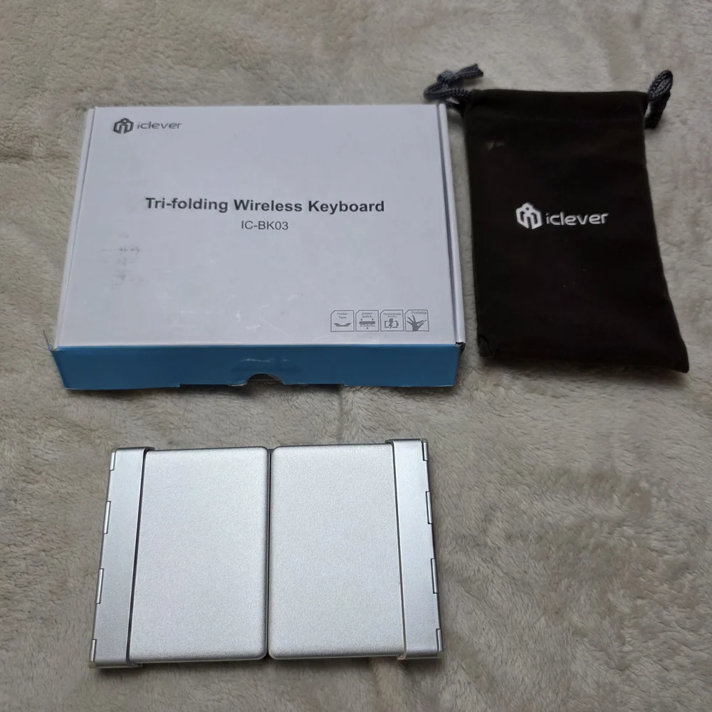Black Tri-folding Wireless Keyboard